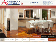 Tablet Screenshot of americanrealestate.com